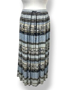 Sag Harbor Women’s Boho Chic Hippie Maxi Skirt VTG 90s 70s Rock Y2K Gypsy XL